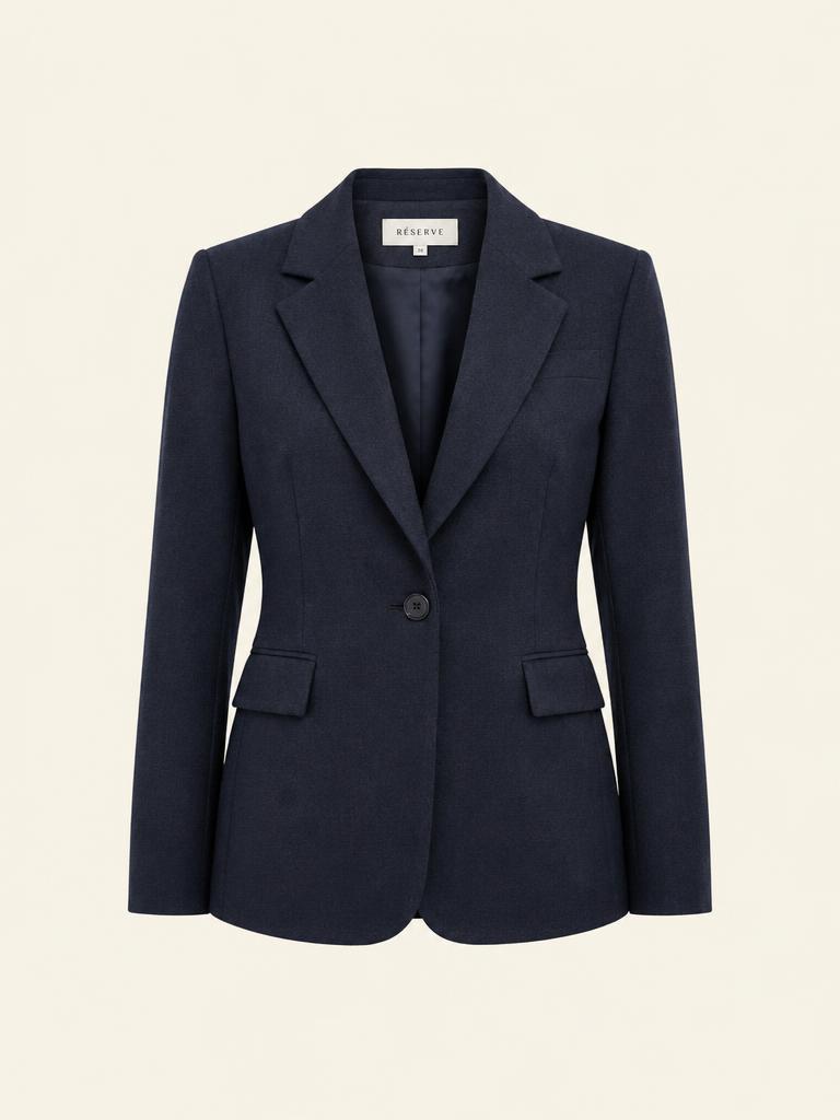 Tailored Wool Blazer